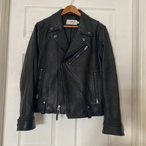 Coach Leather Moto Jacket